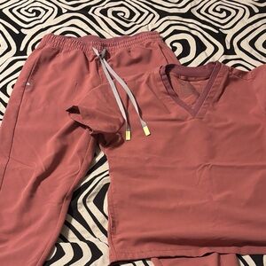 Figs Mauve Scrub Set